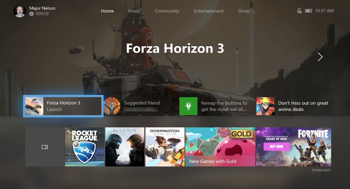 Xbox Fluent Design UI Update Arrives for Insiders