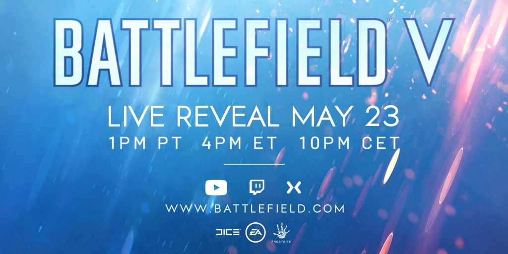 Battlefield V Reveal Event Announced for May 23rd
