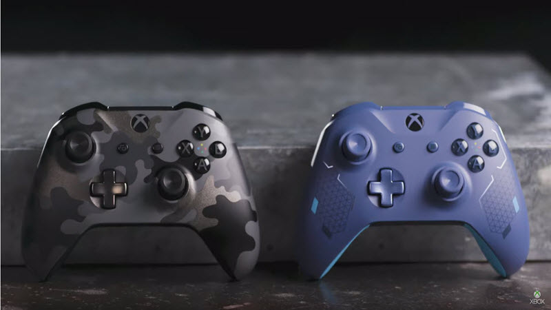 Xbox One Sport Blue and Night Ops Camo Controllers Announced