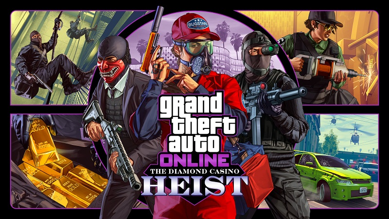 Grand Theft Auto Online : Diamond Casino Heist Coming Next Week