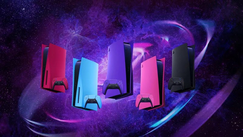 PlayStation Introduces Official Colored Plates for the PS5