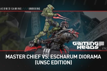 Unboxing : Master Chief vs. Escharum Diorama from Gaming Heads