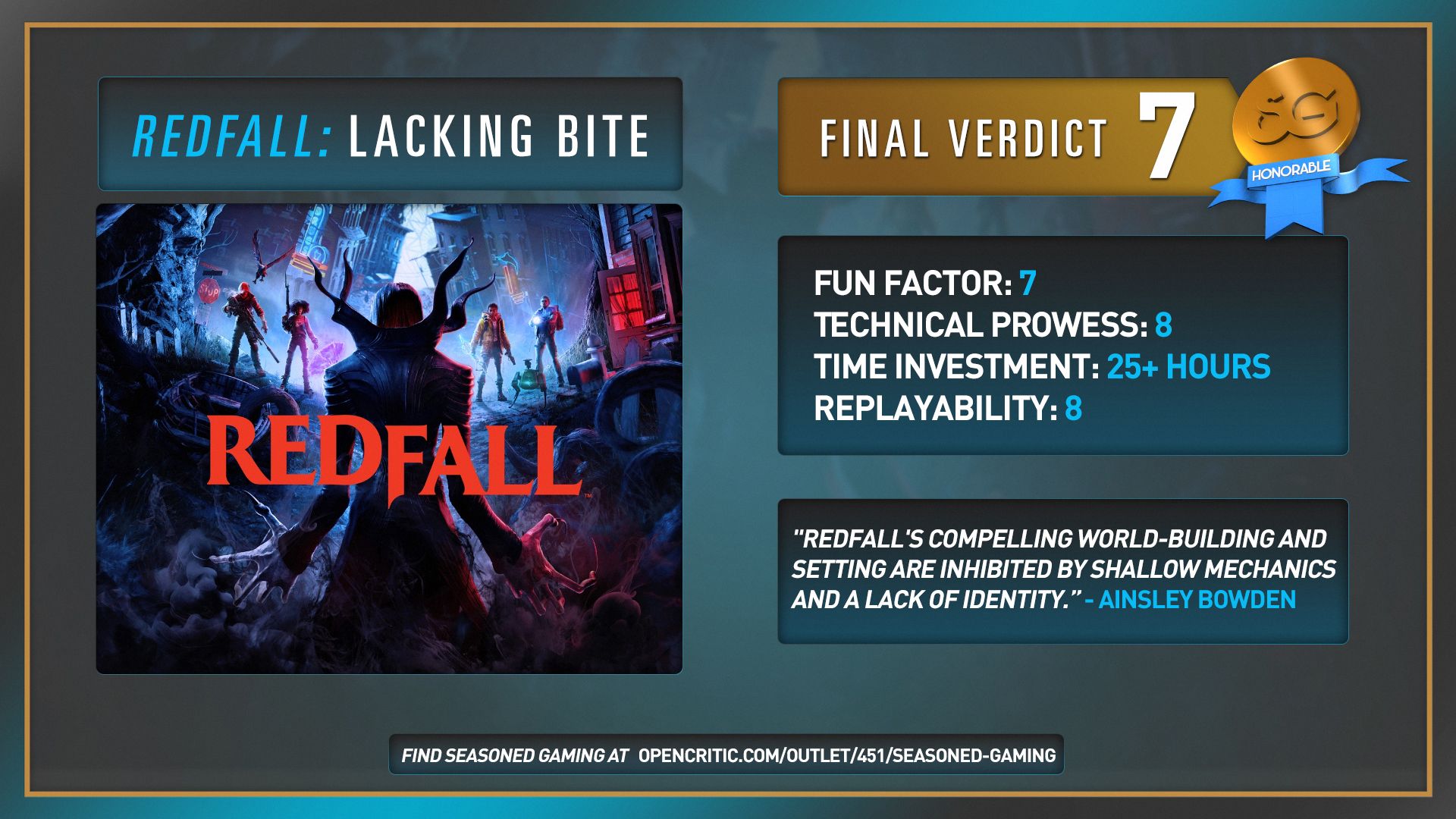 Redfall Update 1.1 Addresses Lack of Enemies and Wonky AI, Improves  Lighting, and More